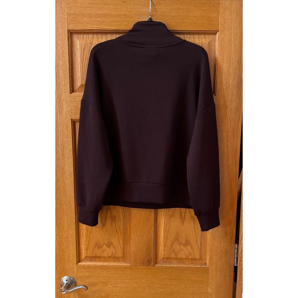 Varley Hawley Half-Zip Pullover Coffee Bean Size Medium - Picture 4 of 4